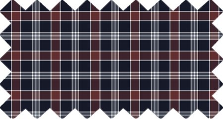 Navy blue and burgundy plaid