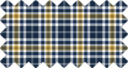 Navy blue and yellow gold plaid