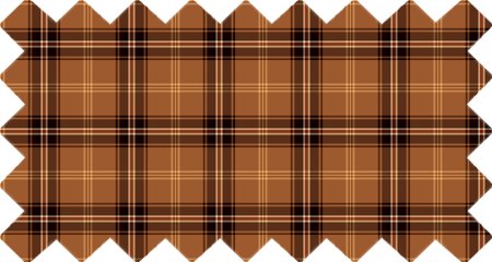 Orange and Brown Rustic Plaid