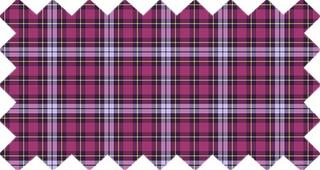 Bright purple plaid