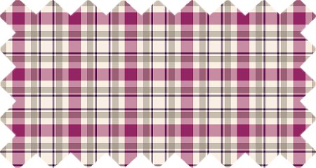 Magenta and light gray plaid