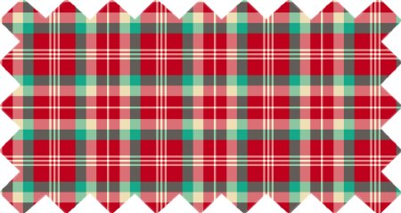 Red Vintage Christmas Plaid