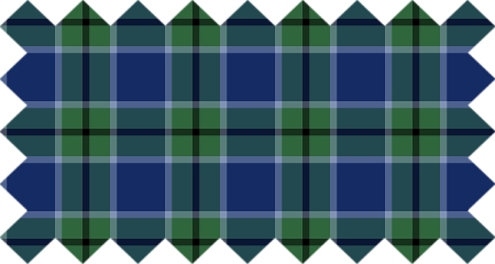 Clan Scott Tartan designed by Sir Walter Scott
