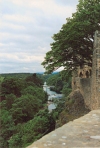Barnard Castle overlooking the River Tees by Susan Wallace