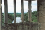 Barnard Castle window overlooking the River Tees by Susan Wallace