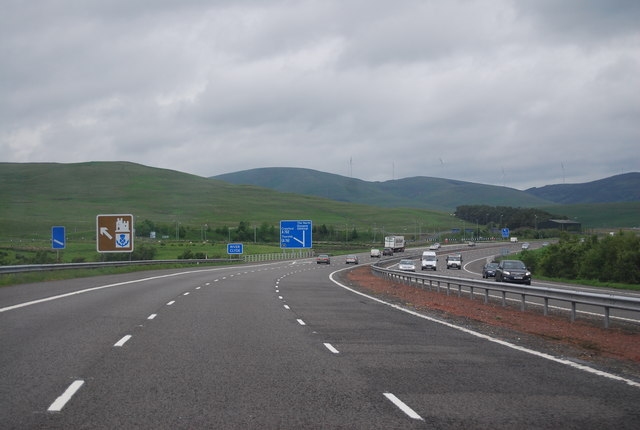 A74 crosses the River Clyde by N Chadwick