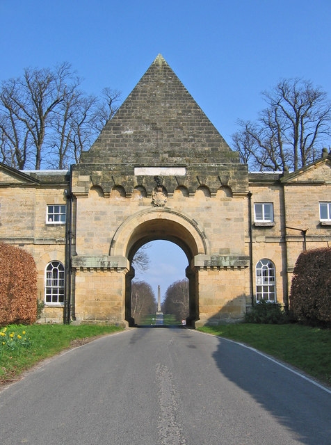 The Gatehouse at Castle Howard by Stephen Horncastle