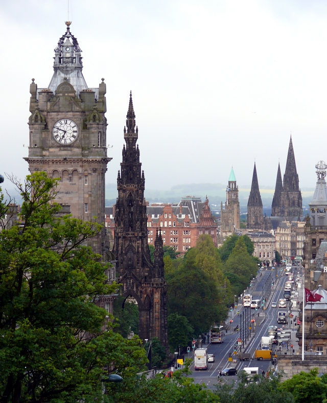 Princes Street from Calton Hill by Ad Meskens