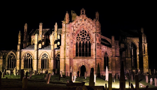 Melrose Abbey by Adrian Hart