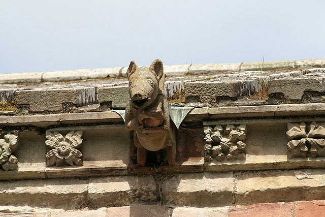 Gargoyle on Melrose Abbey by Walter Baxter