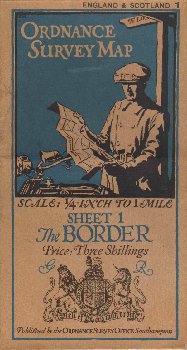 Ordnance Survey Map Sheet 1, 1921