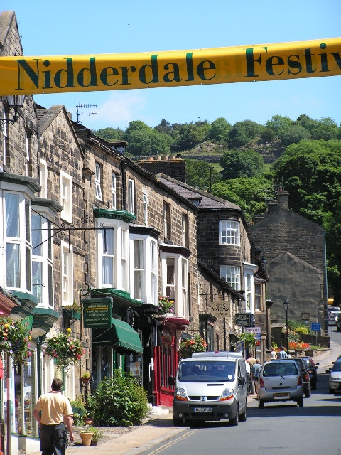 Pateley Bridge High Street by Sue Jackson