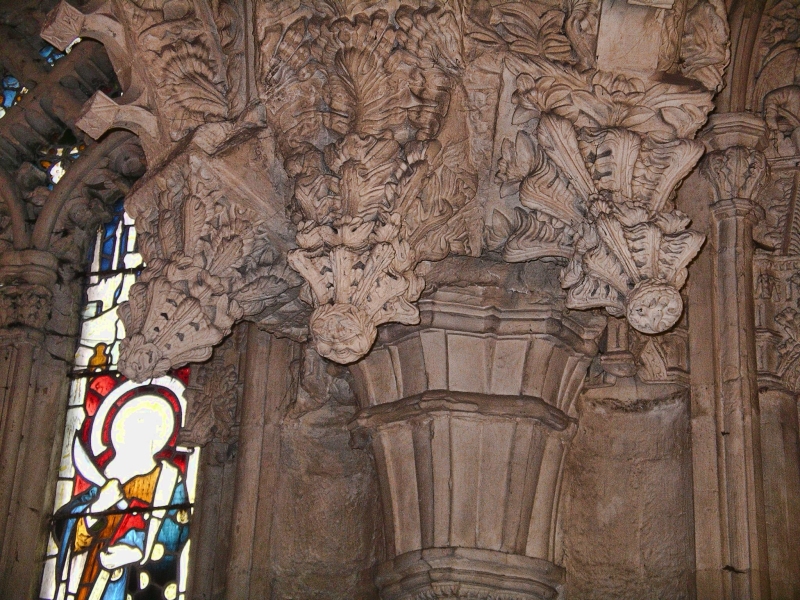 Inside Rosslyn Chapel by Susan Wallace