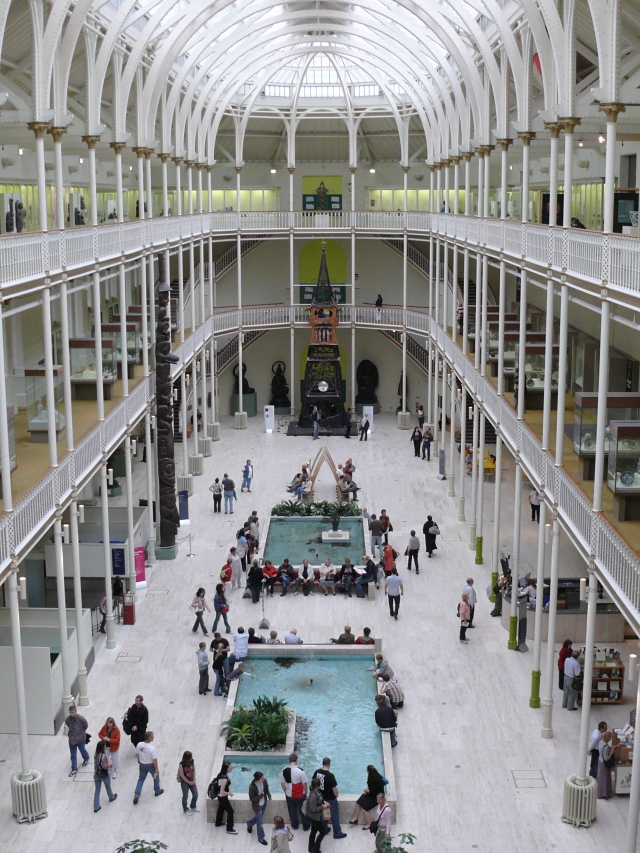 Main hall of the Royal Museum Edinburgh by Andrew Gray