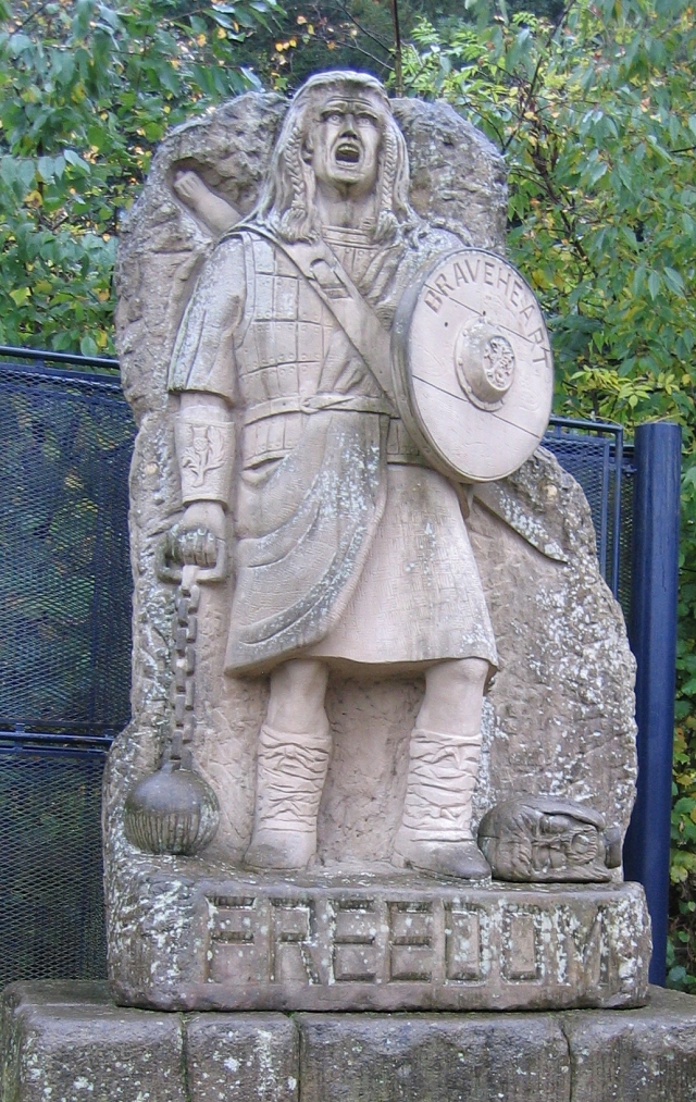 Freedom statue near the Wallace Monument