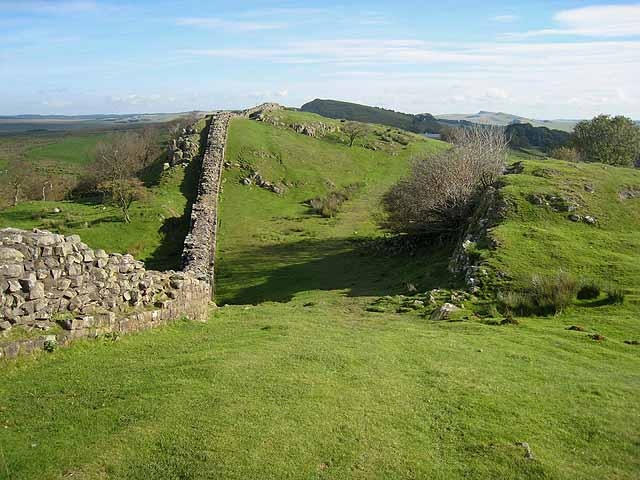 Hadrian's Wall at Walltown Crags by Oliver Dixon